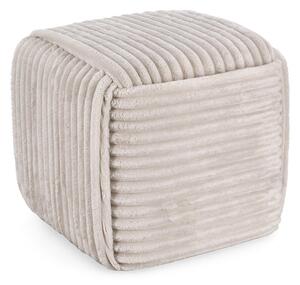 Светлосива табуретка Cube – Bizzotto