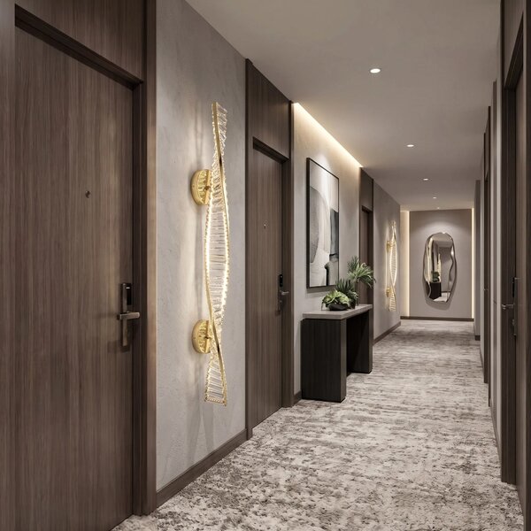 СТЕНЕН LED АПЛИК APP1952-W 100cm GOLD