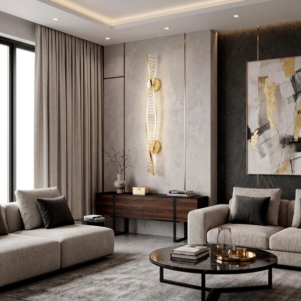 СТЕНЕН LED АПЛИК APP1952-W 100cm GOLD