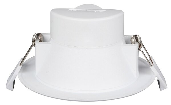 PRIOS Prios LED лампа за вграждане Rida, комплект от 10 броя, бяла, 15 cm, CCT, IP44, Затъмняване, Бял, Баня, Алуминий, Модерен, Осветителни тела за вграждане кръгли