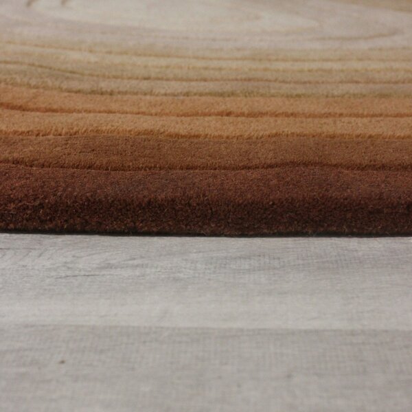 Puddle Ombre Ombre Wool Brown 160x230 cm, Flair Rugs