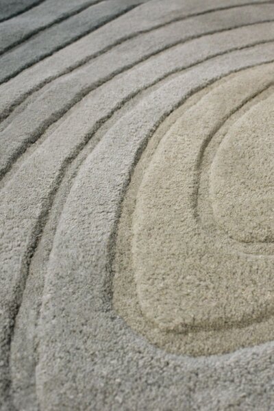 Овален килим Puddle Ombre Wool Ombre Blue 160x230 cm, Flair Rugs