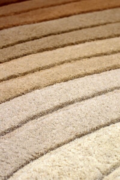 Puddle Ombre Ombre Wool Brown 160x230 cm, Flair Rugs