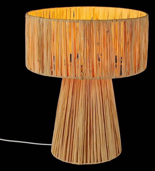 Настолна лампа atmosphera Orane, 34 cm, Рафия
