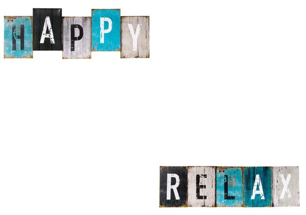 Картина atmosphera Happy Relax, Принт на платно 76x22 см, Асорти дизайни
