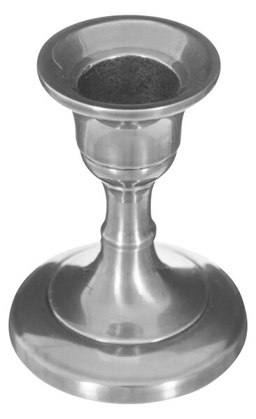 Свещник atmosphera, Метал, 8 cm - Сребърен
