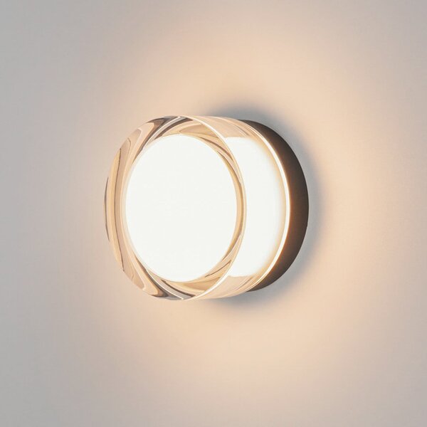 SLV Cyft LED стенна лампа, черна, алуминий, Ø 13,2 cm, CCT, Затъмняване, Черен, Баня, Алуминий, Модерен