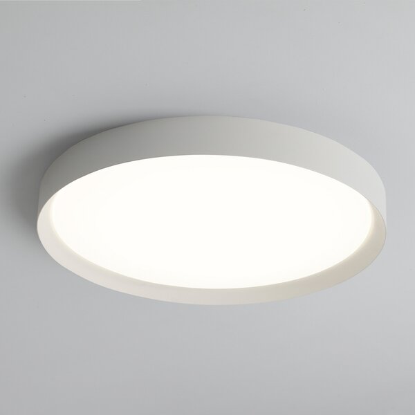 ACB ILUMINACIÓN LED таванна лампа Minsk, бяла, Ø 60 cm, Casambi, 42 W, CCT, Затъмняване, Бял, Дневна/трапезария, Метал, Модерен