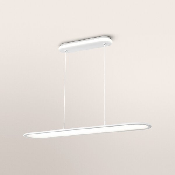 OSRAM LED висяща лампа Office line Panel Ellipse бяла 940 DIM, Затъмняване, Бял, кабинет / офис, Алуминий, Модерен