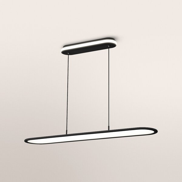 OSRAM LED-Pendel Office line Panel Ellipse черен 940 DIM, Затъмняване, Черен, кабинет / офис, Алуминий, Модерен