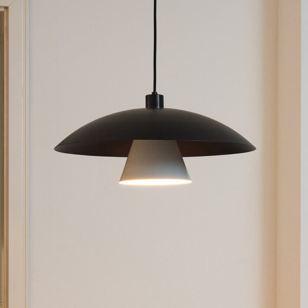 OSRAM висяща лампа Decor Flying Mushroom черно/бяло, стомана, Затъмняване, Черен, Кухня, Метал, Модерен