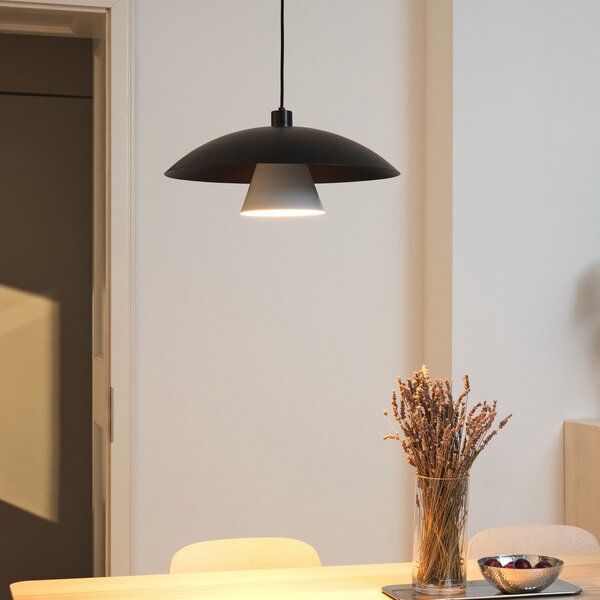 OSRAM висяща лампа Decor Flying Mushroom черно/бяло, стомана, Затъмняване, Черен, Кухня, Метал, Модерен