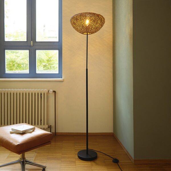 OSRAM стояща лампа Decor Paper Drop, хартия, бежова, E27, Бежов, Дневна/трапезария, Хартия / картон, Къща в провинцията / Рустик