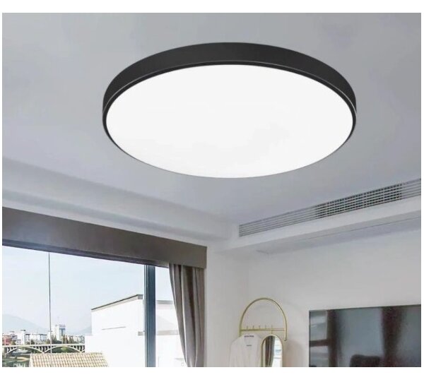 LED таванно осветително тяло за баня CARTER LED/12W/230V 6000K IP44 Ø 22 см черно