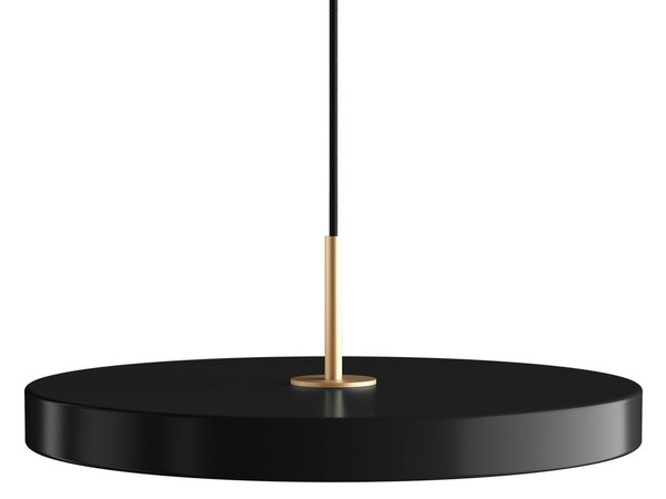 UMAGE LED висяща лампа Asteria Plus Medium черна Ø 43 cm CCT, Затъмняване, Черен, Дневна/трапезария, Метал, Дизайн