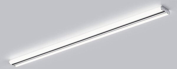 Helestra LED огледална лампа LOOM, дължина 120 cm, хром, IP44, Металик, Баня, Метал