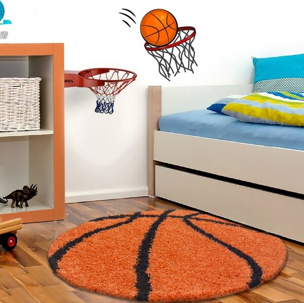 Килим Fun оранжев 100x100 см
