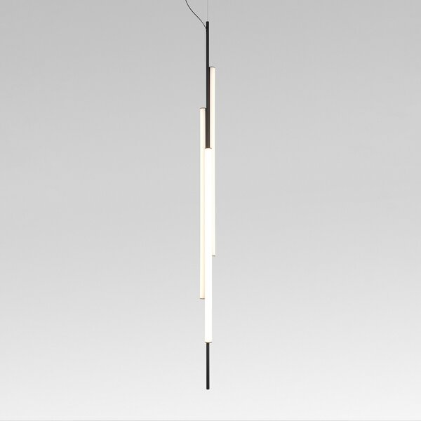 MARSET LED висяща лампа Ambrosia 175w/Plug-in 2700K черна, Затъмняване, Черен, Дневна/трапезария, Алуминий, Дизайн