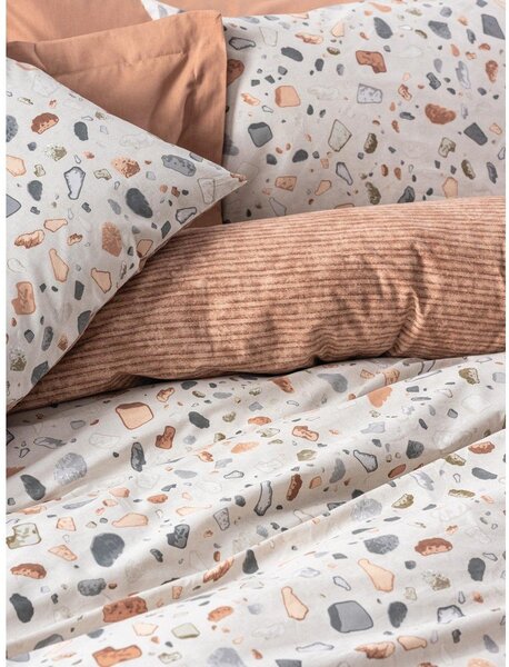 Единично спално бельо от памук Renforcé 140x200 cm Earth-Inspired Calm – Mila Home Luxury