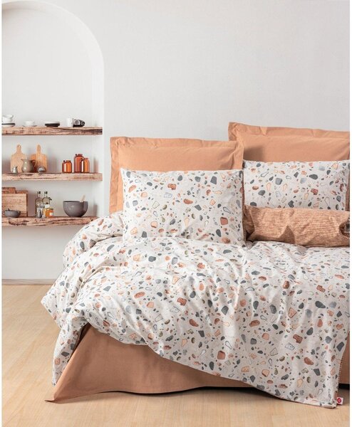 Единично спално бельо от памук Renforcé 140x200 cm Earth-Inspired Calm – Mila Home Luxury