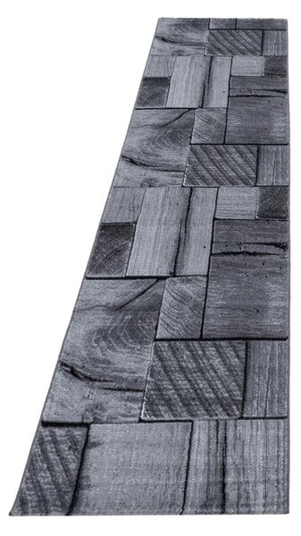 Килим Пармa Черен V5 80x300 см