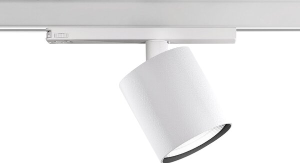 Ivela LED релсов прожектор Perfetto Puro, 3-фазен, бял, 930, Бял, Коридор, Метал, Модерен