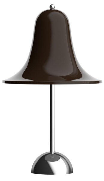 Verpan VERPAN LED акумулаторна настолна лампа Pantop, кафява, височина 30 cm, IP44, Затъмняване, Кафяв / ръждив, Дневна/трапезария, Пластмаса, Дизайн