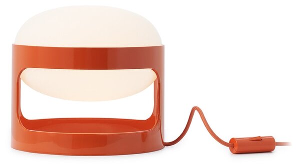 Kartell настолна лампа KD28, оранжева, Ø 25 cm, E14-LED, Оранжев, Дневна/трапезария, Пластмаса, Дизайн