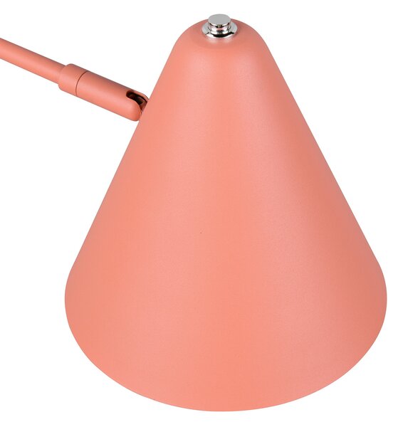 Trio Lighting Настолна лампа Cosima, кайсиево, височина 50 cm, метал, Оранжев, Дневна/трапезария, Метал, Модерен