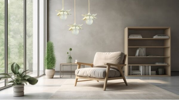 Bohemia-Design - Полилей на кабел 1xE27/60W/230V кремав