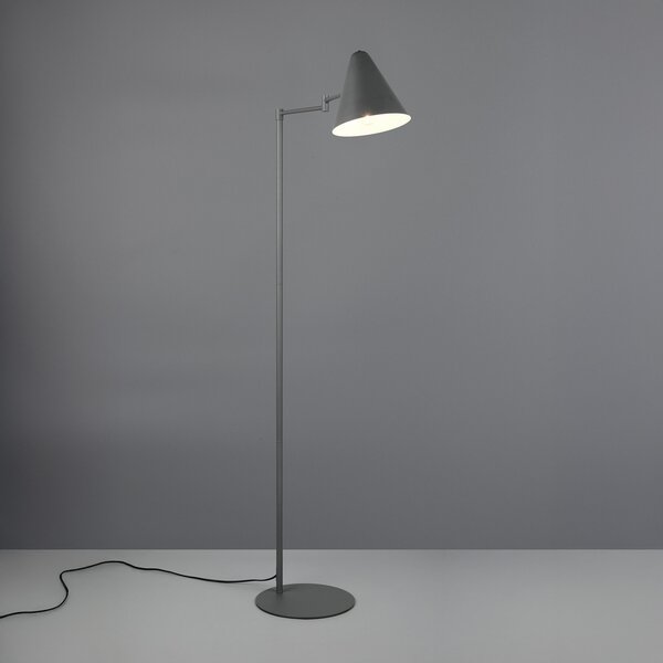 Trio Lighting Стелаж Cosima, антрацит, височина 126 cm, метал, Черен, Дневна/трапезария, Метал, Модерен