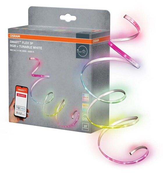 Osram - LED RGB+TW димируема лента SMART+ FLEX 1,8m LED/11W/230V 2000-6500K