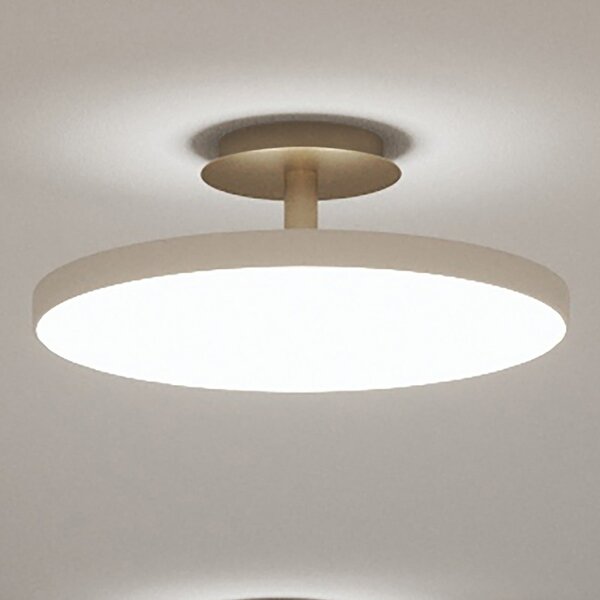 UMAGE LED плафон Asteria UP PLUS, перлено бял, Ø 43 cm CCT, Затъмняване, Бежов, Дневна/трапезария, Метал, Дизайн