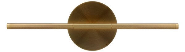 UMAGE LED стенна лампа Omni, месингов цвят, ширина 54 cm, 2 крила., Затъмняване, Злато / месинг, Дневна/трапезария, Алуминий, Дизайн