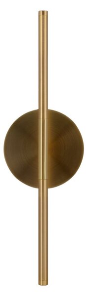 UMAGE LED стенна лампа Omni, месингов цвят, ширина 54 cm, 2 крила., Затъмняване, Злато / месинг, Дневна/трапезария, Алуминий, Дизайн
