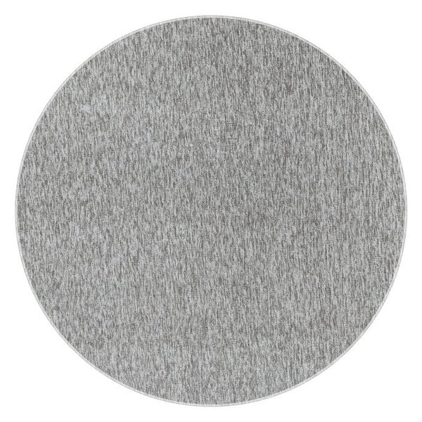 Килим Ница светло сив 120x120 см
