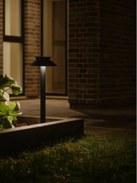 Nordlux - LED соларна лампа със сензор LED/5W/3,7V IP44 черна 60 cm