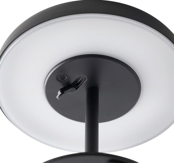 Nordlux - LED соларна лампа ELMER LED/2W/3,7V IP44 черна