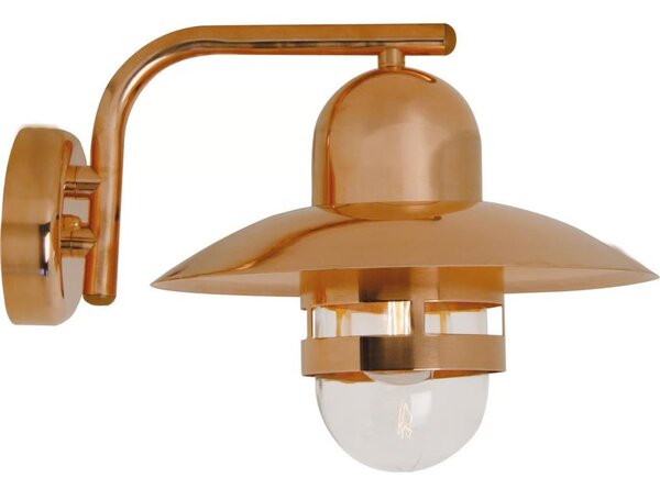 Nordlux - Външно стенно осветително тяло NIBE 1xE27/60W/230V IP54 медно
