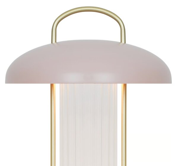 Nordlux - LED с регулируема яркост. Презареждаема сензорна настолна лампа MIRANO LED/3W/3,7V розова