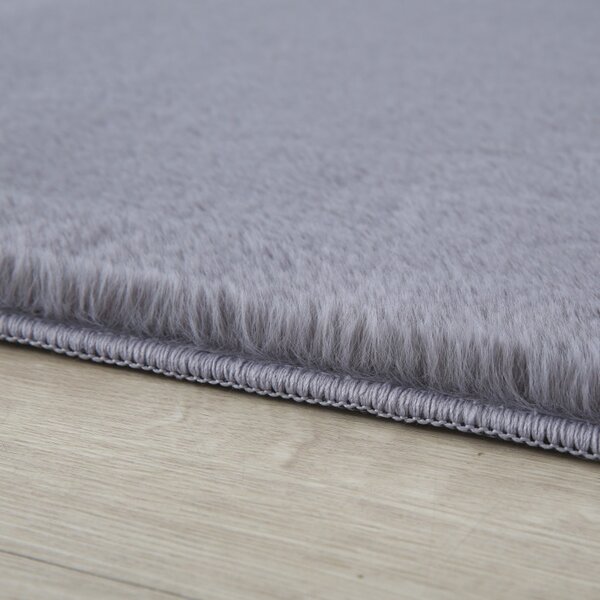 Килим Pouffy V1 сив 60 x 110 см
