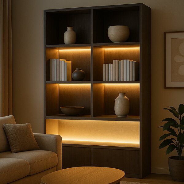 Calex Smart LED лента, дължина 30 м, RGB, CCT дистанционно управление, Затъмняване, Бял, Дневна/трапезария, Пластмаса, Модерен