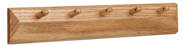 Стенна закачалка от масивен дъб в естествен цвят 50 cm Barco – House Nordic