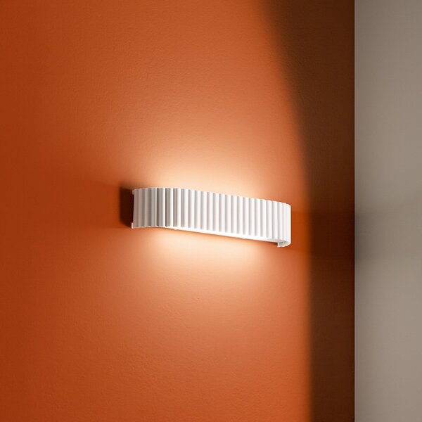 Luce Ambiente Design LED стенна лампа Niike, бяла, ширина 40 cm, метал, CCT, Бял, Дневна/трапезария, Метал, Модерен