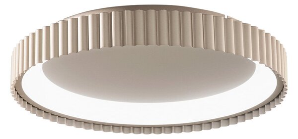 Luce Ambiente Design LED плафон Niike, златист, Ø 40 cm, метал, CCT, Злато / месинг, Дневна/трапезария, Метал, Модерен