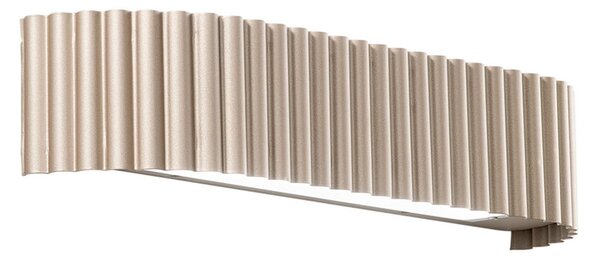 Luce Ambiente Design LED стенна лампа Niike, златист цвят, ширина 40 cm, метал, CCT, Злато / месинг, Дневна/трапезария, Метал, Модерен