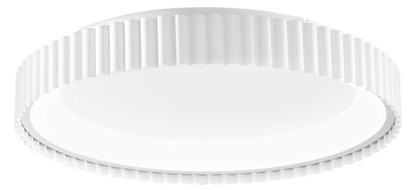 Luce Ambiente Design LED плафон Niike, бял, Ø 40 cm, метал, CCT, Бял, Дневна/трапезария, Метал, Модерен