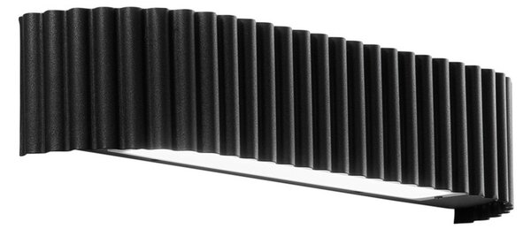 Luce Ambiente Design LED стенна лампа Niike, черна, ширина 40 cm, метал, CCT, Черен, Дневна/трапезария, Метал, Модерен