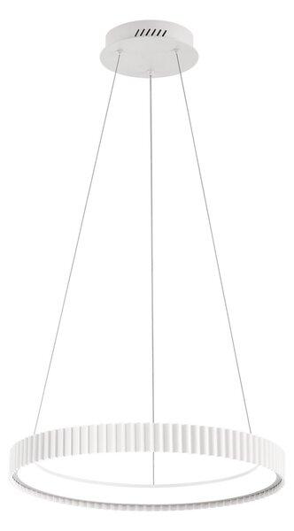Luce Ambiente Design LED висяща лампа Niike, бяла, Ø 50 cm, метал, CCT, Бял, Дневна/трапезария, Метал, Модерен