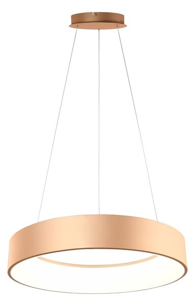 Luce Ambiente Design LED висяща лампа Noah, златист цвят, Ø 60 cm, метал, CCT, Злато / месинг, Дневна/трапезария, Модерен